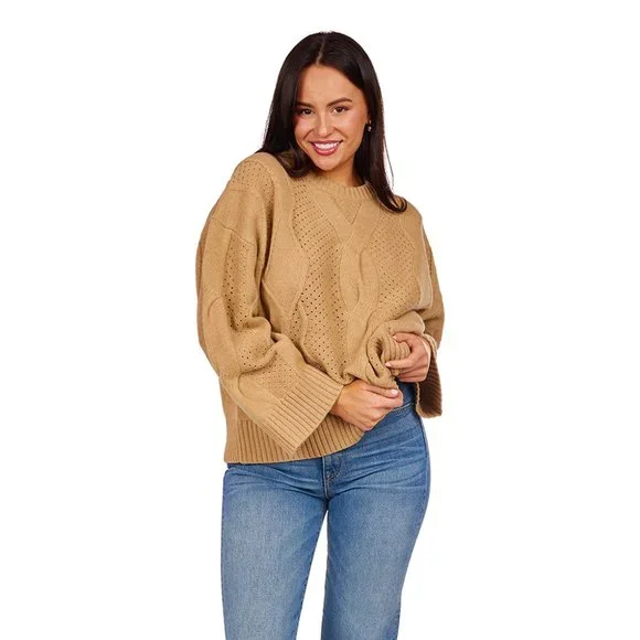 AERON Mariska Sweater - Beige Camel - Picture 2 of 5
